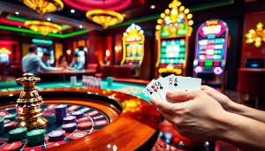Engage in thrilling gameplay at https://gg88.black/ with colorful casino tables and excitement.