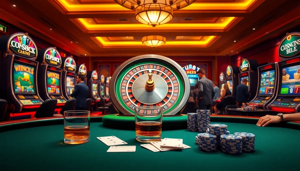 Experience excitement at U888 casino with roulette, poker, and colorful slot machines.
