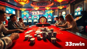 Experience the excitement of nhà cái 33win with immersive casino gaming visuals.