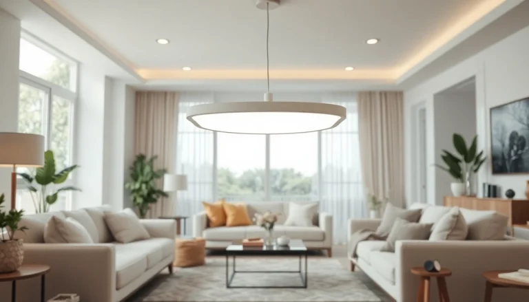 Verken prachtige led verlichting in een moderne woonruimte met sfeervolle verlichting.