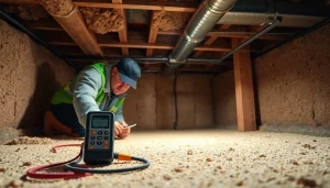 Crawl Space Restoration technician inspecting a well-maintained crawl space for optimal performance.