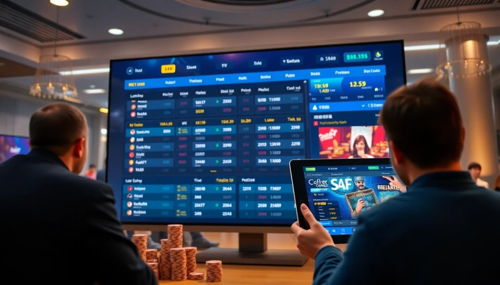 Engaging online gaming environment showcasing 슈어맨 secure betting options.