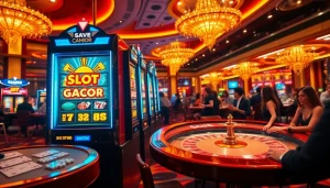 Experience the thrill of slot gacor with dynamic casino gaming action and luxurious ambiance.