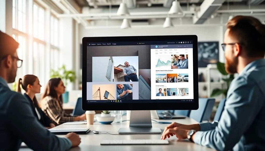 Enhance your business with expert website design essex showcased in a modern workspace.