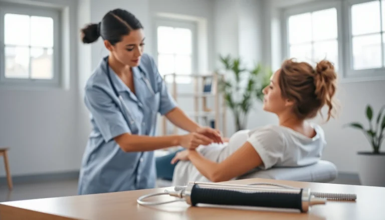 Webseite für Physiotherapie und Osteopathie mit modernem Therapiesetting.