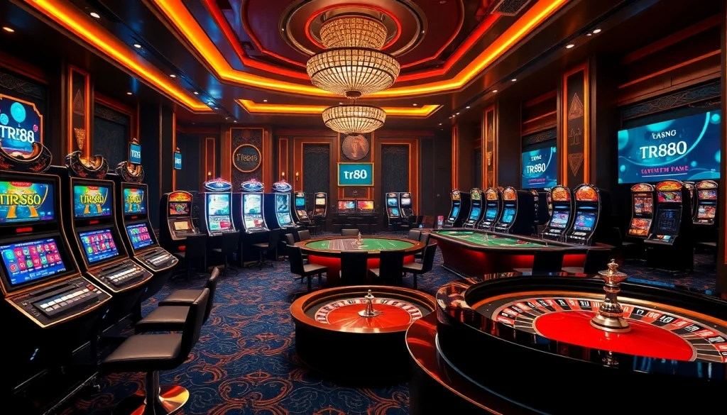 Win big at TR88 with intense gameplay at luxurious casino tables and slots.