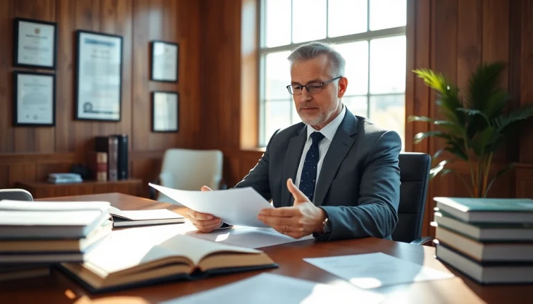 Grand Junction Personal Injury Lawyer consulting with clients in a welcoming office environment.