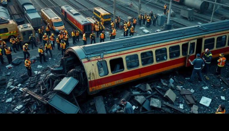 Emergency responders at the scene of spain train crash helping injured passengers.