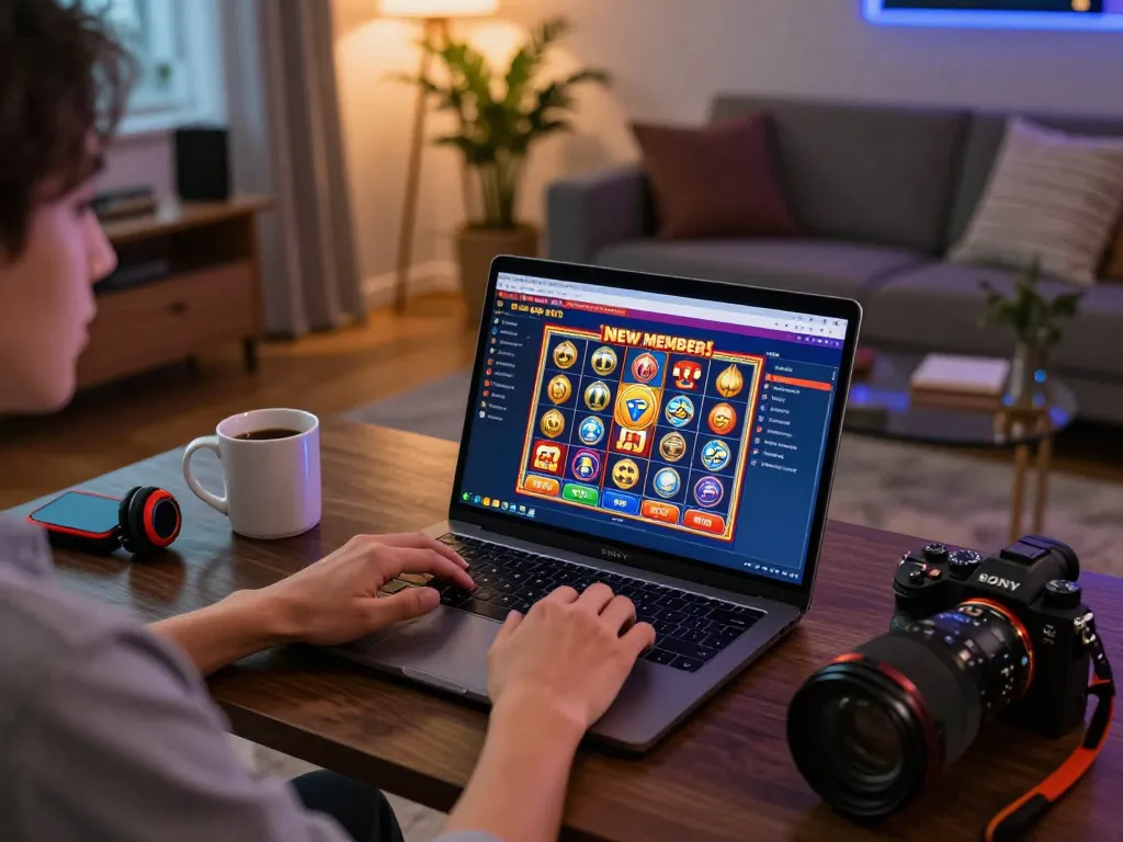 Experience the excitement of slot bonus new member offers while enjoying your online gaming from home