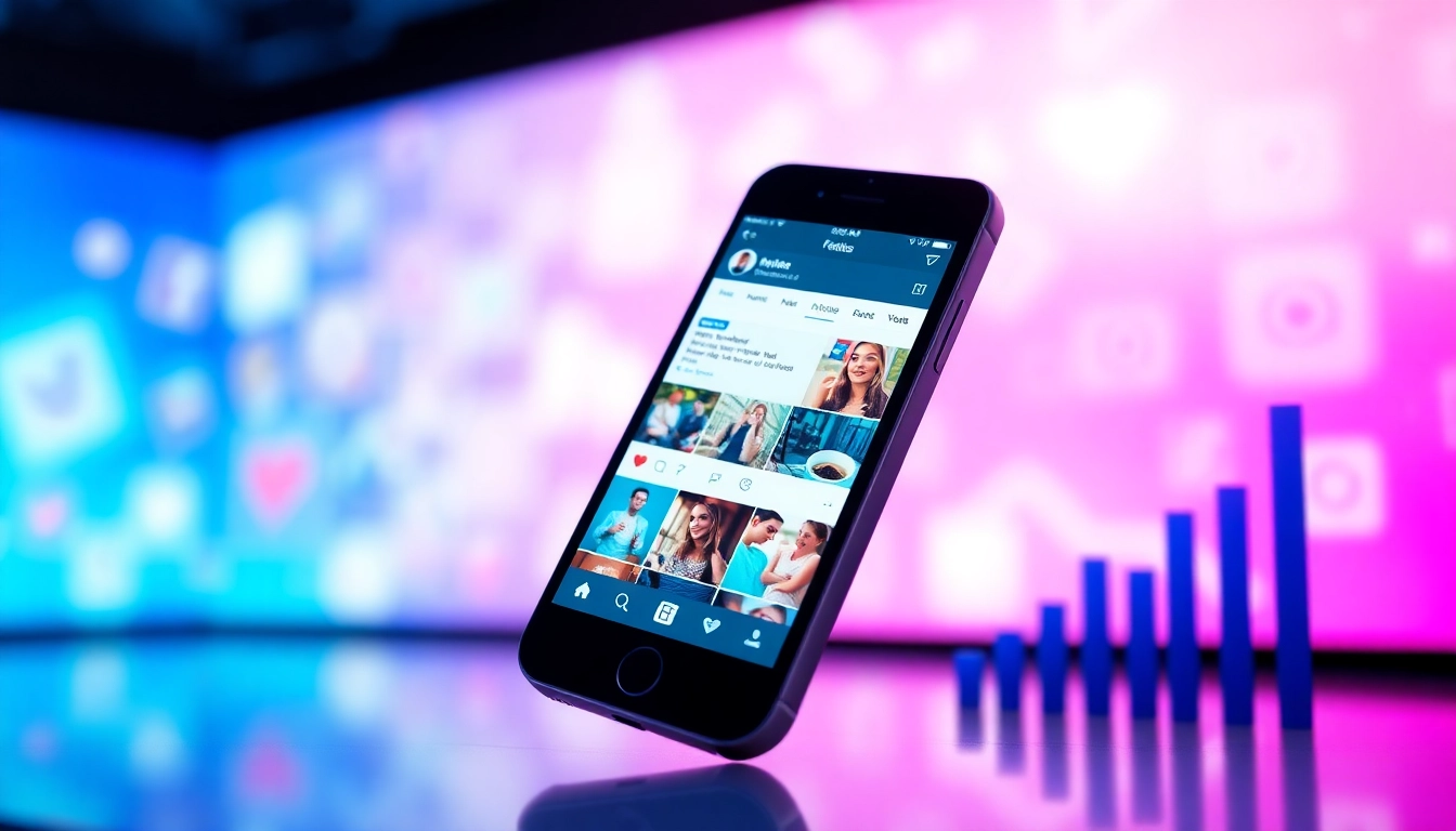 インスタ フォロワー 購入を簡単に行うスマートフォンの画面を示したビジュアル
