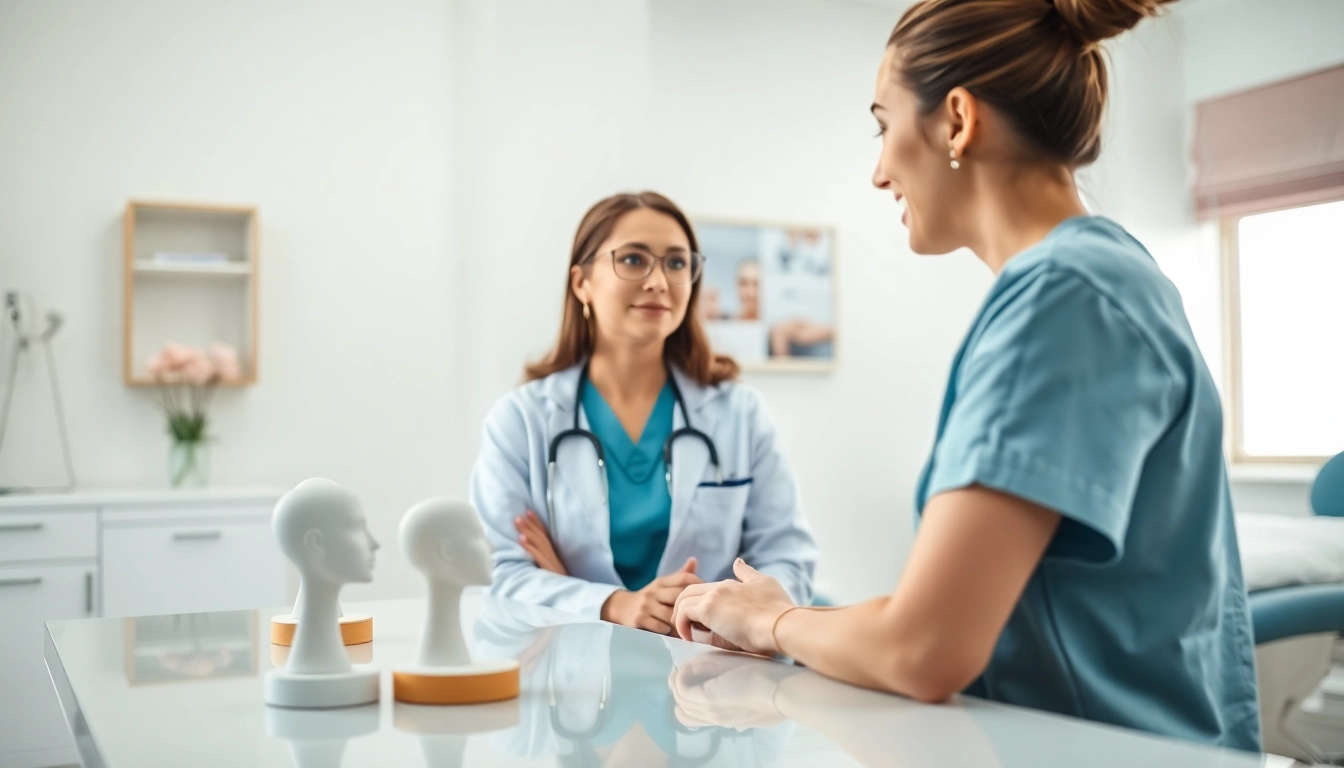 Kirkegaard Aesthetics: Professional consultation in a modern aesthetic surgery clinic.