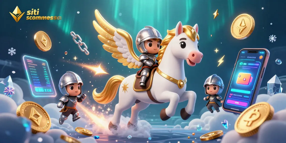 I migliori siti scommesse presentano un'illustrazione 3D di un cavallo celestiale in un'atmosfera magica e coinvolgente.