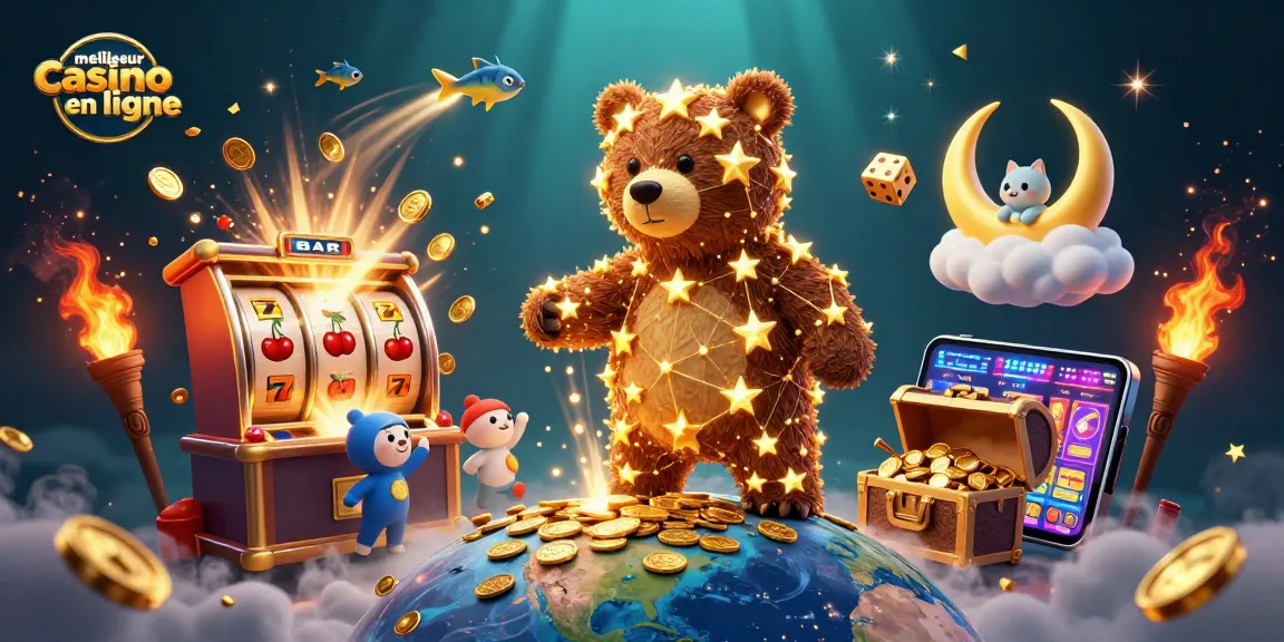 Illuminez votre expérience de jeu avec le meilleur casino en ligne, une scène vivante de jeux de casino.